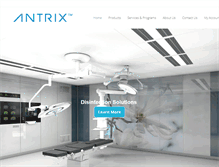 Tablet Screenshot of antrixgroup.com